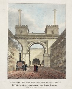 Stazione di Liverpool e ingresso ai tunnel da English School
